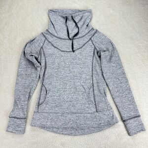 KUHL Women's Cowl Neck Funnel Neck Pullover Small‎ Gray Long Sleeve Winterwear